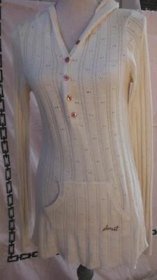 Элемент свитер большой с капюшоном половина кнопки ручной карман - Изображение 1 из 4