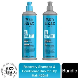 Bed Head by TIGI Recovery Shampoo & Conditioner Duo for Dry Hair 400ml - Picture 1 of 9