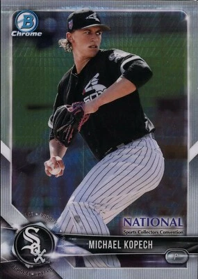2018 Bowman Chrome Michael Kopech National NSCC Refractor #BNR-MKO Prospect - Image 1 of 2