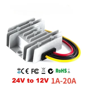 DC Voltage Regulator 24 volt to 12 volt Step Down 24V to 12V 5A 8A 10A 20A Buck - Picture 1 of 12