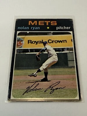1971 Topps #513 Nolan Ryan New York Mets HOF VG NICE CARD - Image 1 of 4