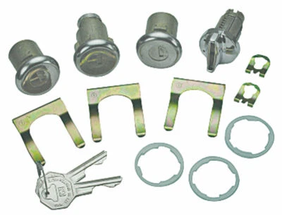 Keyed Alike Ignition Door & Trunk Lock Set 1966-1967 GTO Lemans Tempest Firebird - Image 1 of 2
