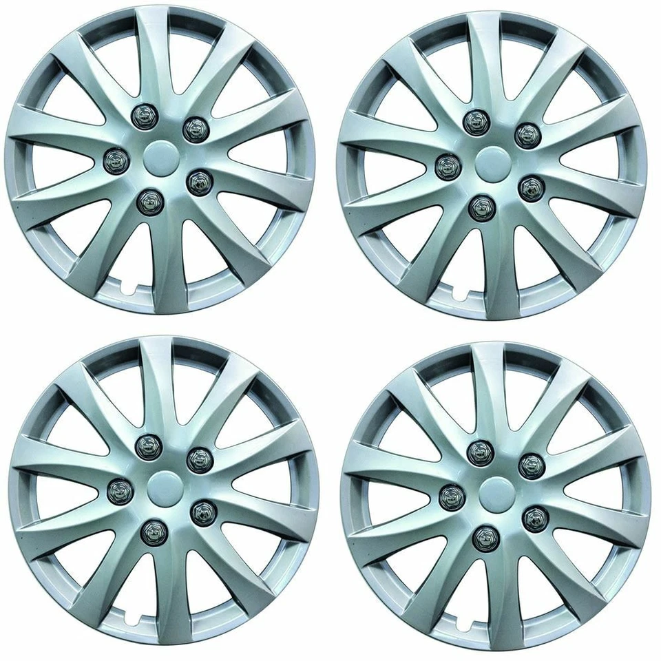 HYUNDAI i40 14" Phoenix Car Wheel Trims Hub Caps Plastic Covers Silver - Image 1 of 1