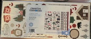 Creative Memories Cabin Time Stickers family camping hiking outdoors canada nla - Picture 1 of 2