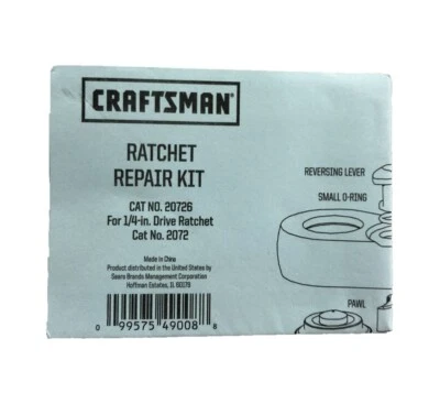NEW Craftsman 1/4" Ratchet Repair Kit 20726 for Ratchet 2072 - Image 1 of 3