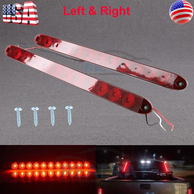 Rear Tail Lights/Brake Lights Bar for Chevrolet Silverado 1500 2500 1999-2016 - Image 1 of 4