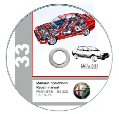 Alfa Romeo 33  manuale officina su cd - Immagine 1 di 4