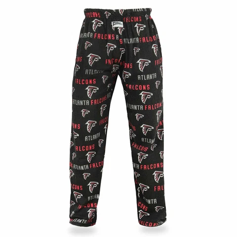 Zubaz NFL Football Men's Atlanta Falcons Print Logo Comfy Pants, Color Options Cover