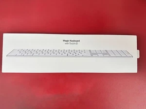 Magic Keyboard with Touch ID and Numeric Keypad for Mac - White - RRP £179 - Picture 1 of 3