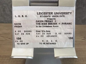 Gavin Friday + Man Seezer + Phranc, Leicester Uni, Konzertkarte - Bild 1 von 1
