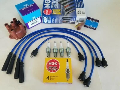 Suzuki Samurai 86-89 & Sidekick 1989 1.3 NGK Spark Plugs & Wires - Cap & Rotor - Image 1 of 4