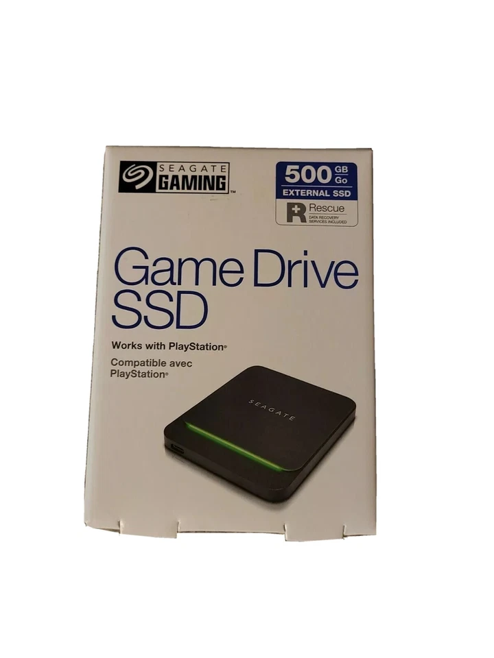 Seagate Game Drive SSD 500GB External SSD for Sony PlayStation, STJM500402 - NEW - Image 1 of 1