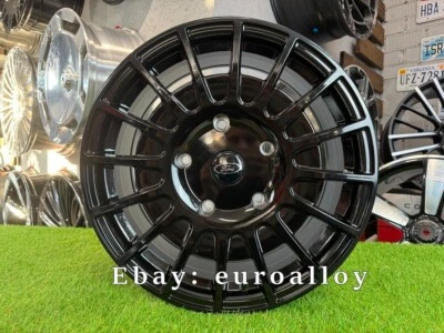 4 x 18 Inch 5x160 Tourneo TMS Estilo Negro Ruedas: Apto Para Ford Transit - Imagen 1 de 4