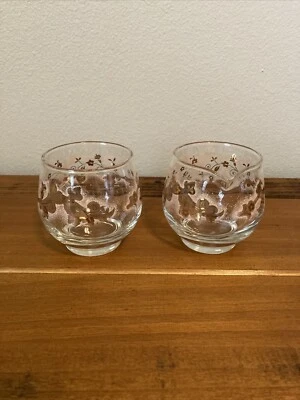 Juego de crema de azúcar vintage Libbey Atomic rosa y dorado mediados de siglo moderno usado en excelente estado Foto 1 de 4