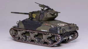 1/72 US 63171 M4A1(76)W VVSS Sherman Tank Belgium 1944 Static Finished Model - Picture 1 of 8