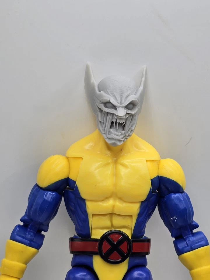 3d Printed ZOMBIE WOLVERINE HEAD 1:12 1/12 6"  Classified Legends Scale - Image 1 of 1