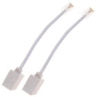 2 pièces pour adaptateur RJ11 Abs Sma câble téléphone Ethernet