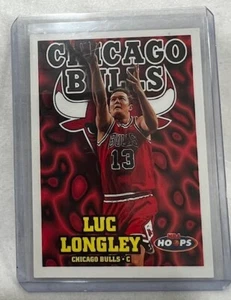 Luc Longley 1997-98 NBA Hoops Skybox Basketball card #27 Chicago Bulls - Picture 1 of 2
