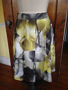 Morrissey 6 Women's Silk Floral Pleated Skirt - Picture 1 of 8