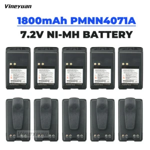 10PC PMNN4071 Ni-MH Battery 1800mAh for Motorola Mag One BPR40 A8 Two Way Radios - Zdjęcie 1 z 12