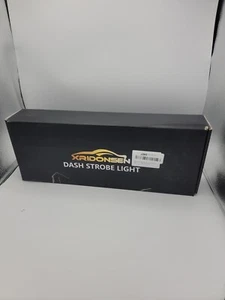 XRIDONSEN 2 en 1 Luces Estroboscópicas de Emergencia para Salpicadero Interior Parabrisas Ámbar/Blanco  - Imagen 1 de 3