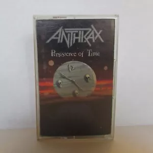 Anthrax Persistence of Time Audio Cassette Tape 1990 Island 422-846 480-4 - Picture 1 of 2