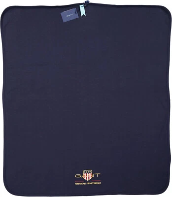 ¡NUEVO! Manta de bebé GANT Archive Shield Blanket, azul oscuro, talla única