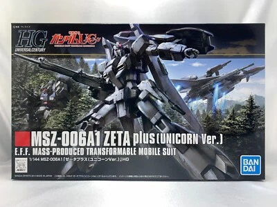 HG Gundam 1/144 MSZ-006A1 ZETA plus Unicorn Ver. Transformable Mobile Suit - Image 1 of 4