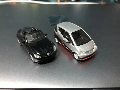 Lotto 2 Auto Scala 1:87. Mercedes Slk350 Nera E Mercedes ClasseA Limited Edition - Immagine 1 di 4