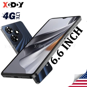 New 4G Smartphone 6.6 In Factory Unlocked 32GB Android Cell Phone Cheap USA 2025 - Picture 1 of 46