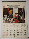 1970 panneau publicitaire agricole vintage MFA calendrier Emma Missouri Sweet Springs MO
