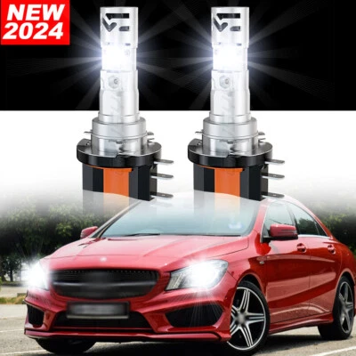 适用于梅赛德斯-奔驰 CLA250 2014 2015 2016 2019 LED 车头灯套件高低光束 — 第 1/4 张图片