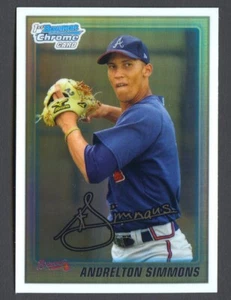 2010 Bowman Draft Chrome Prospects Andrelton Simmons Refractor #BDPP23 - Picture 1 of 2