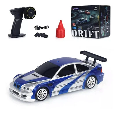 RC Auto Fernbedienung 1/43 4WD Mini Drift Rennwagen Racing Car Spielzeugauto CcR - Bild 1 von 4