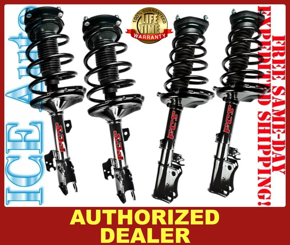 FCS Complete Loaded FRONT & REAR Struts & Coil Assembly 97-99 OLDSMOBILE CUTLASS Foto 1 de 4