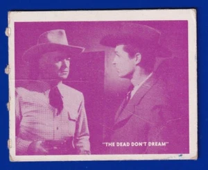 Dead Men Don't Talk 1950 Topps Hopalong Cassidy #177 muy bueno - Imagen 1 de 2