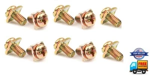 10 piezas Amplificador 4mm Tornillos Terminal Lavadora Cuadrada ALTAVOZ DE ALIMENTACIÓN A TIERRA Amplificador Tornillo - Imagen 1 de 9
