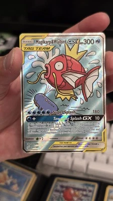 Magikarp & Wailord GX (Alternate Full Art) 161/181 Sm-Team Up Holo - Image 1 of 4