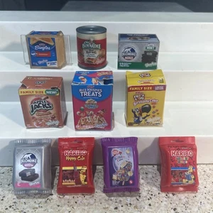 Shopkins Real Little conteneurs vides 10 pièces Haribo Klondike Chef Boyardee - Photo 1/7
