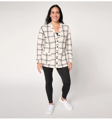 Cuddl Duds 高舒适开衫休闲套装法国香草 TM A698458 — 第 1/3 张图片