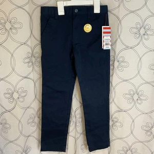New Boys School Uniform Blue Pants Size 7- Cat & Jack - Picture 1 of 8