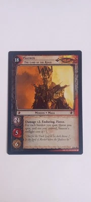 LOTR TCG Reflections SAURON THE LORD OF THE RINGS 9R+48 Foil GEM MINT unplayed - Image 1 of 2