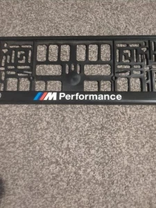 BMW m performance License Plate Holder - Picture 1 of 4