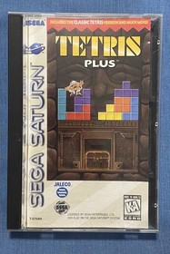 Tetris Plus (Sega Saturn, 1996) Untested In Case With Manual
