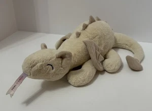 Peluche con peso crema blanco dragón de nieve - Imagen 1 de 8