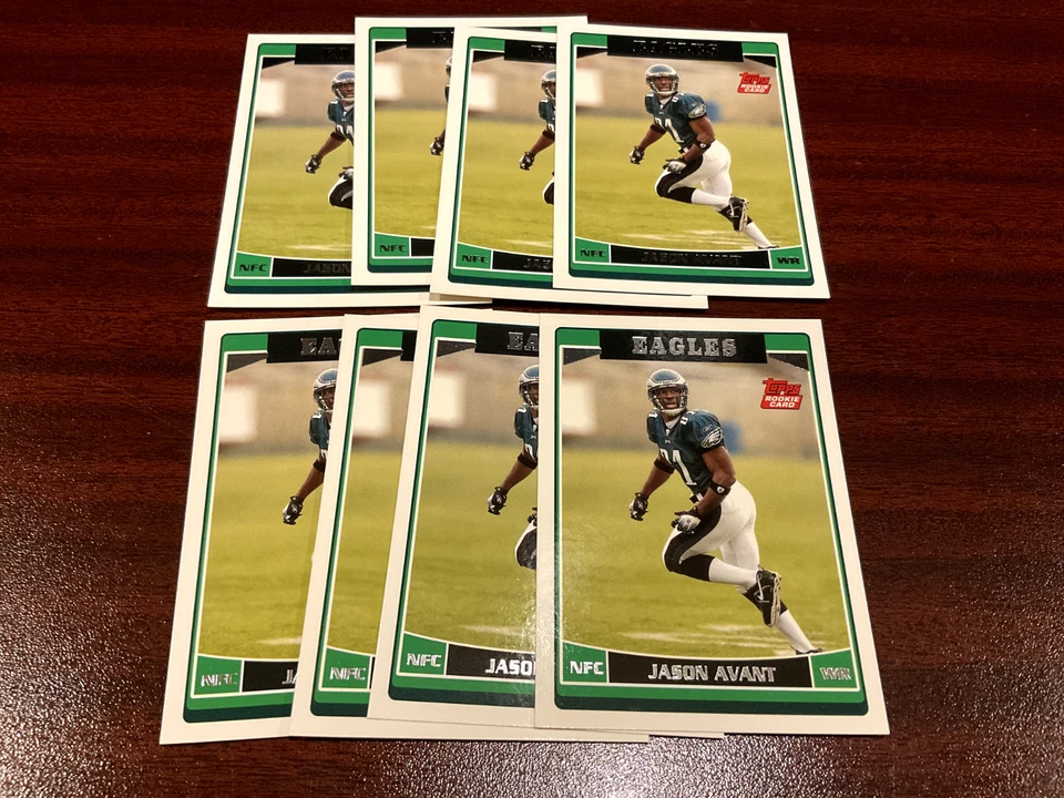 (8) 2006 JASON AVANT #366 Topps Philadelphia Eagles ROOKIES - Image 1 of 1