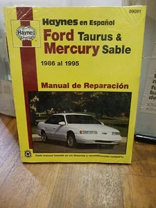Haynes Manual en Espanol * Ford Taurus & Mercury Sable 1986 - 1995   #99091 - Picture 1 of 2