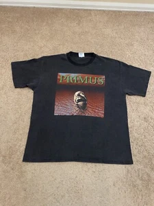 T-shirt vintage 1995 Primus Tales From The Punch Bowl Band Tour taglia XL anni 90 rock - Foto 1 di 8