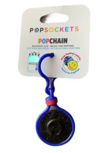 NEW & FREE SHIPPING!! POPSOCKETS POPCHAIN DUAL SIDED POPTOP BASE COBALT BLUE B2 - Photo 1 sur 3