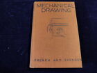 Vintage Mechanical Drawing French Svensen HB 1940 300pg Book 4th Edition   A61